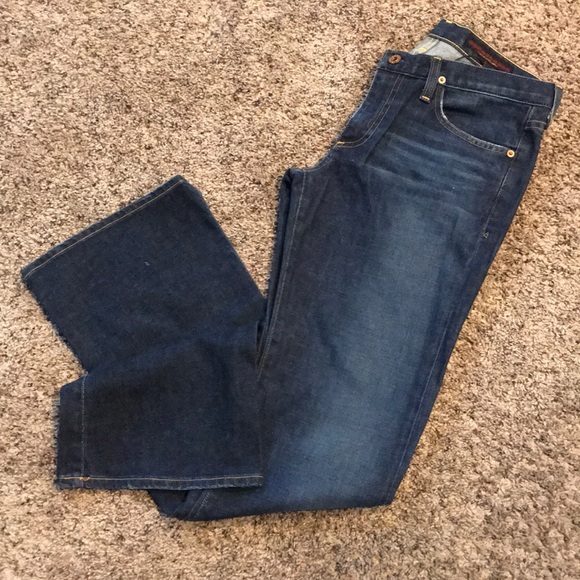 Ag Adriano Goldschmied Denim - Adriano Goldschmied Dark Blue Wash Bootcut Jeans